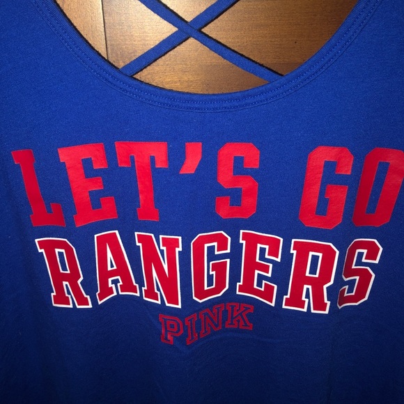By Pink Texas Rangers Razorback Tank - Picture 2 of 6
